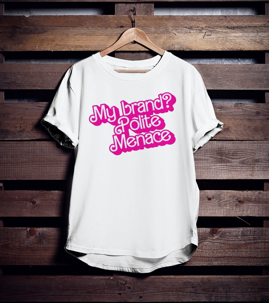 My Brand Polite Menace Barbie New T-Shirt