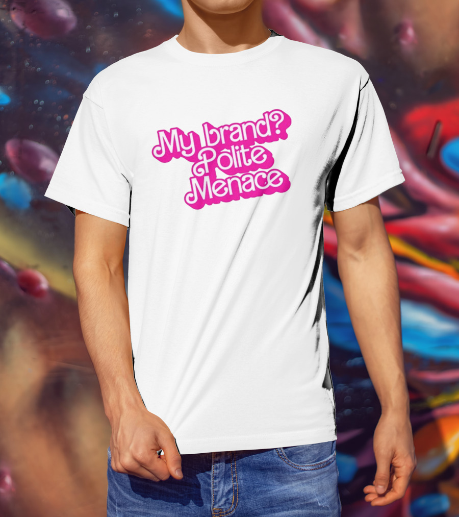My Brand Polite Menace Barbie New T-Shirt