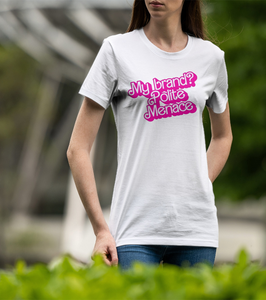 My Brand Polite Menace Barbie New T-Shirt