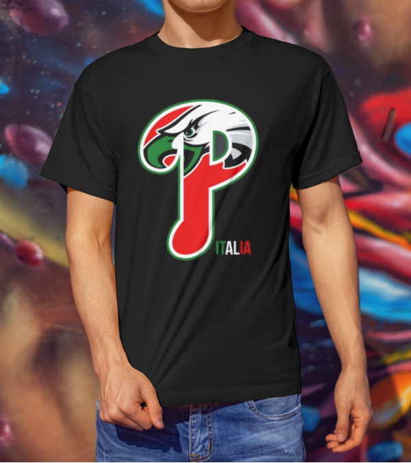 Eagles Phillies Italia P T-Shirt