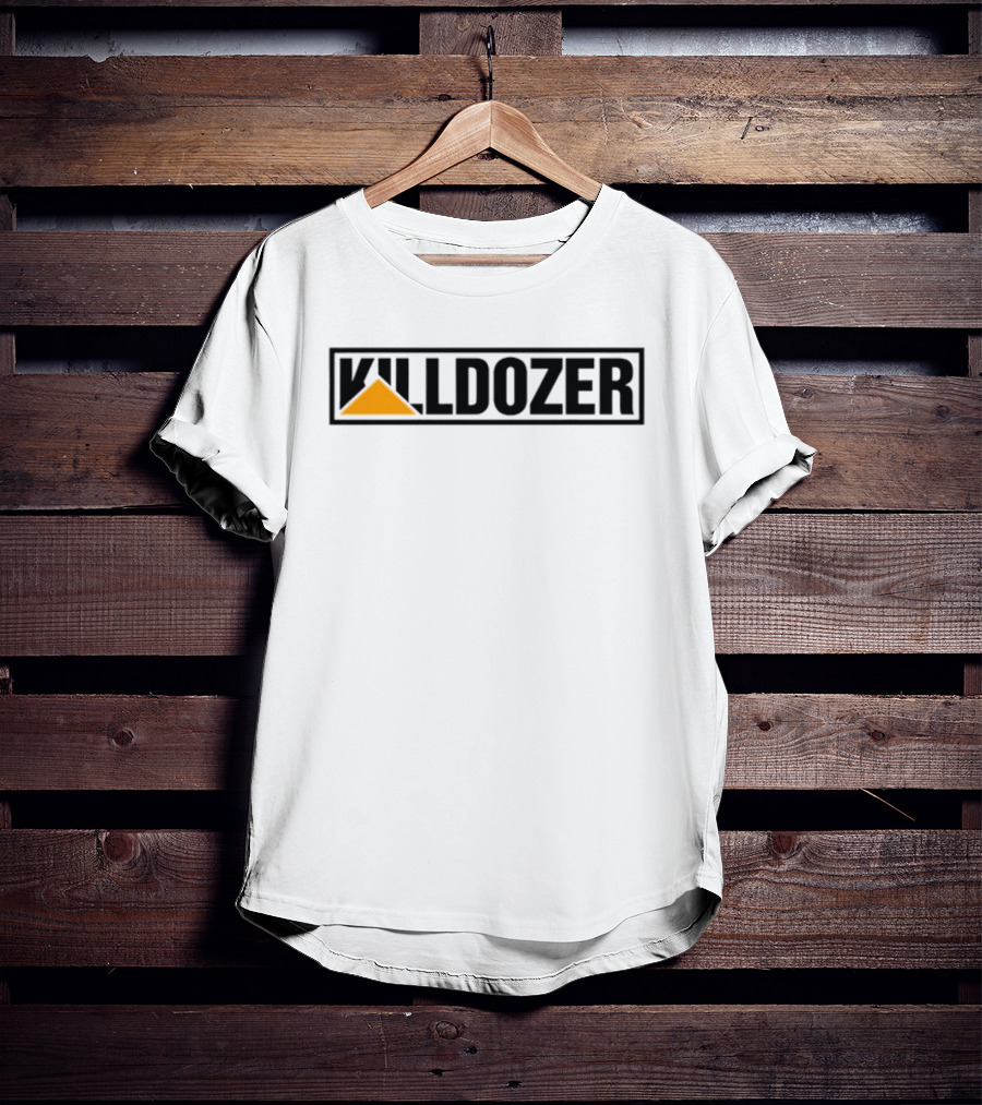 Killdozer Yellow Triangle Logo T-Shirt