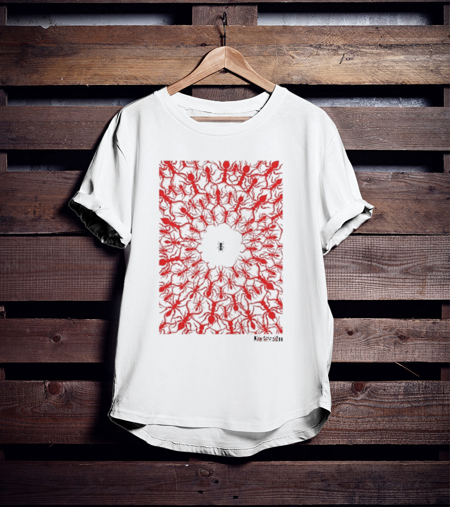 Being Autistic Ant Red Kaleidoscope T-Shirt