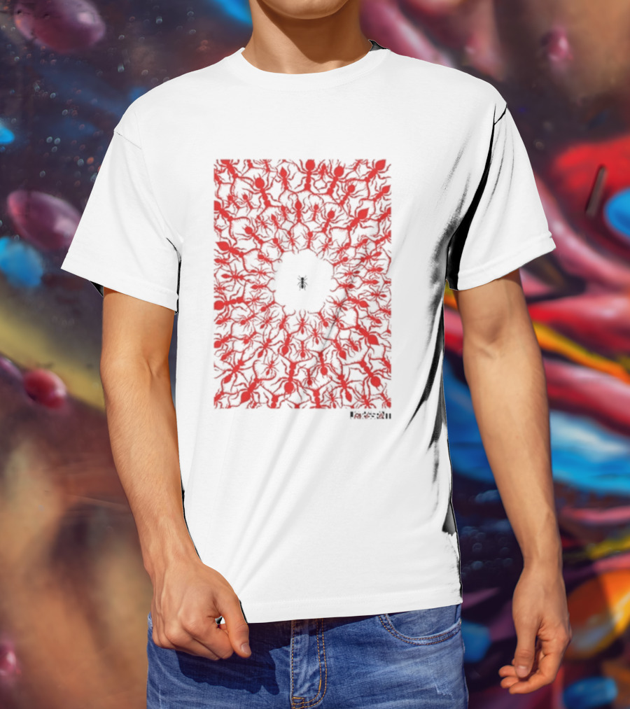 Being Autistic Ant Red Kaleidoscope T-Shirt