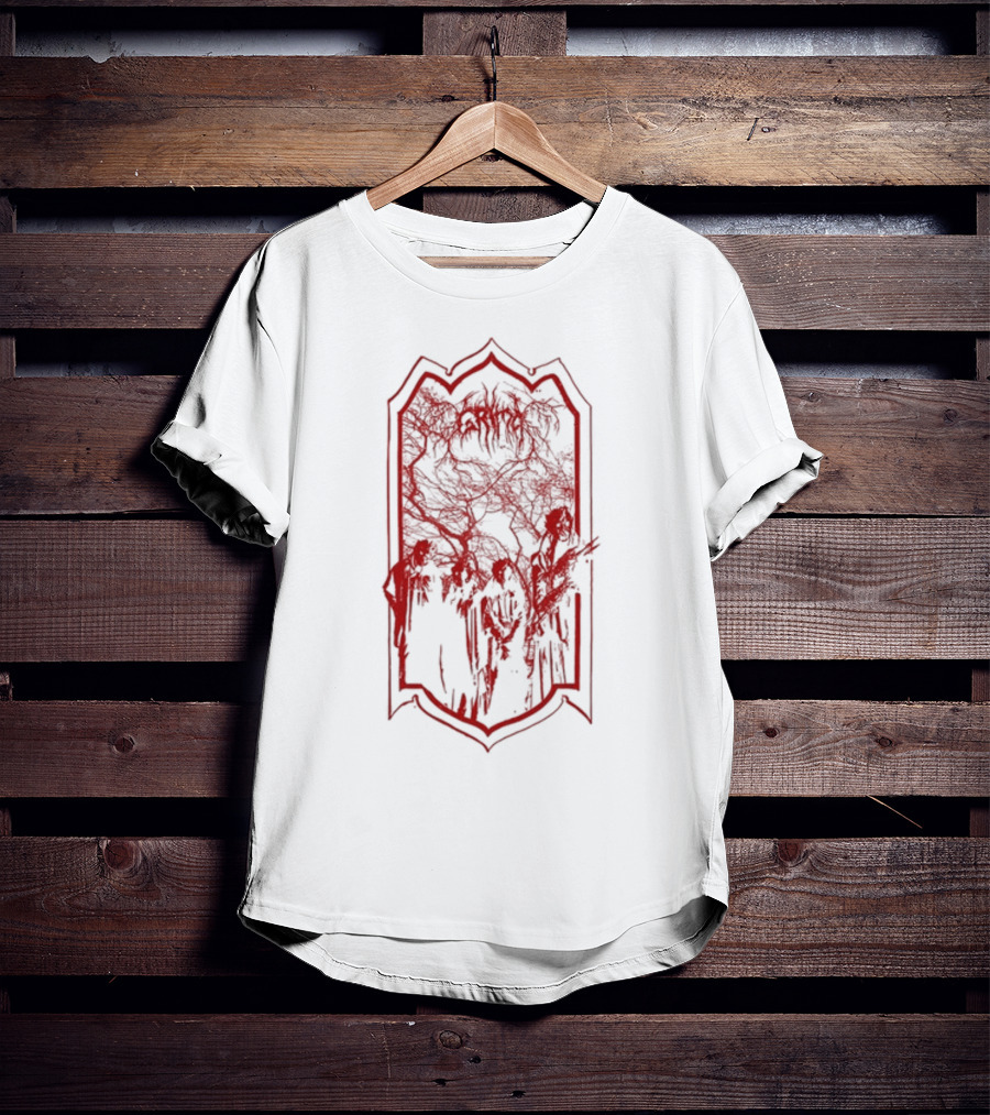 Grima The Cult Dark Red Band T-Shirt