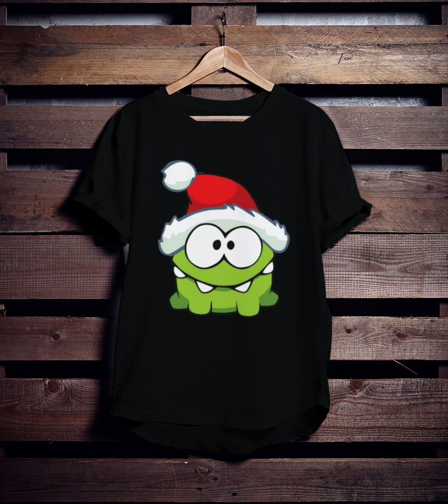 Santa Hat Om Nom T-Shirt
