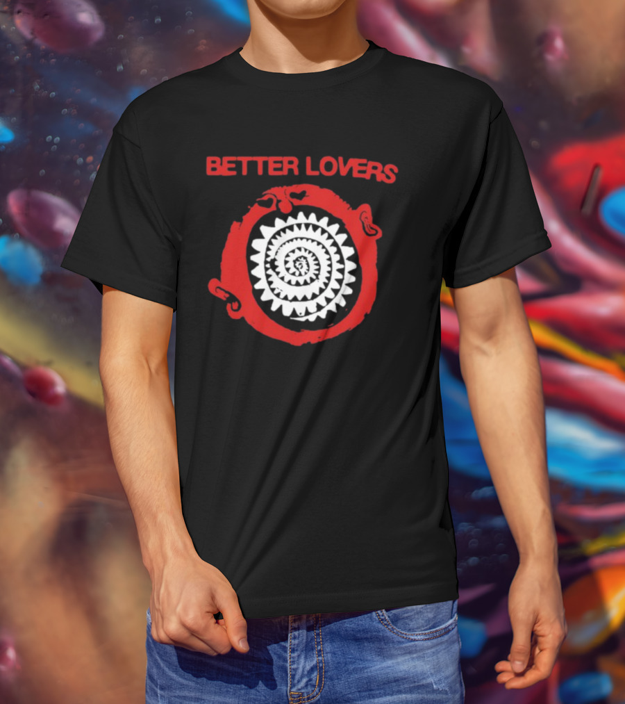 Better Lovers Red Spiral Teeth T-Shirt