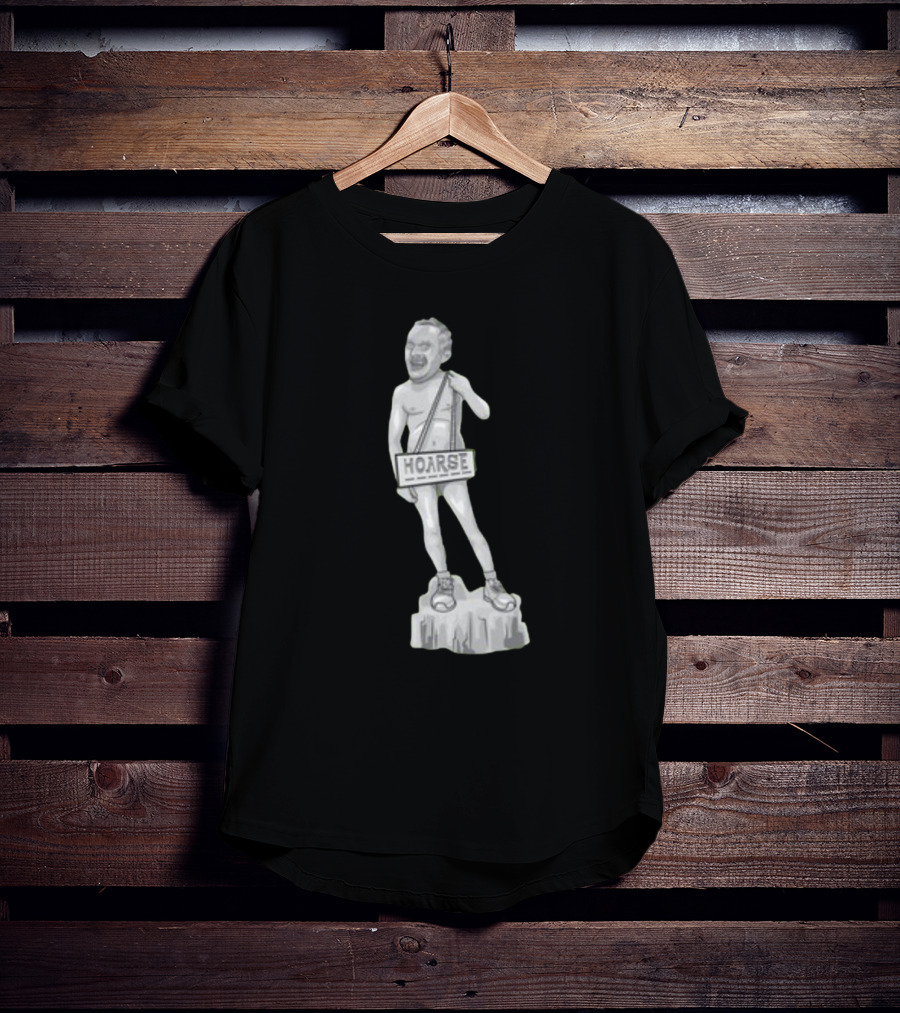 Stu Hoarse Stone Sculpture Statue T-Shirt