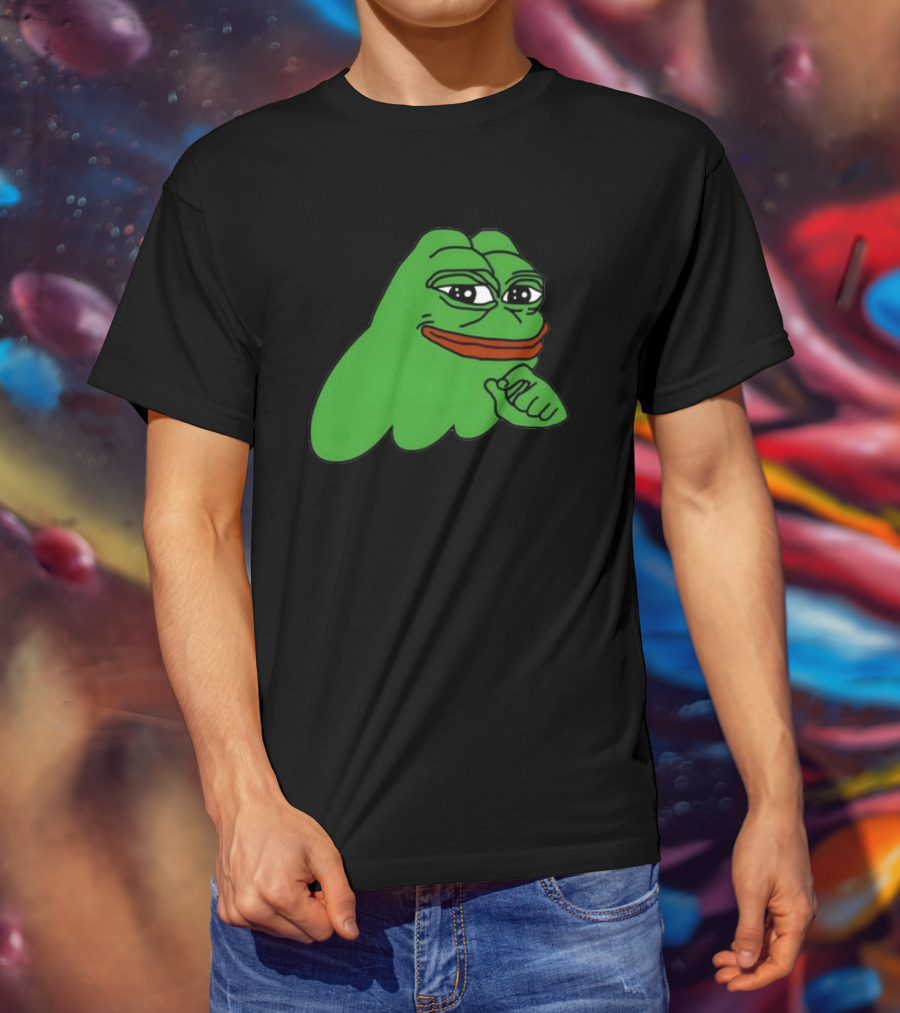 Ribbit.Pepe Pepe Frog Meme Iconic Sol T-Shirt
