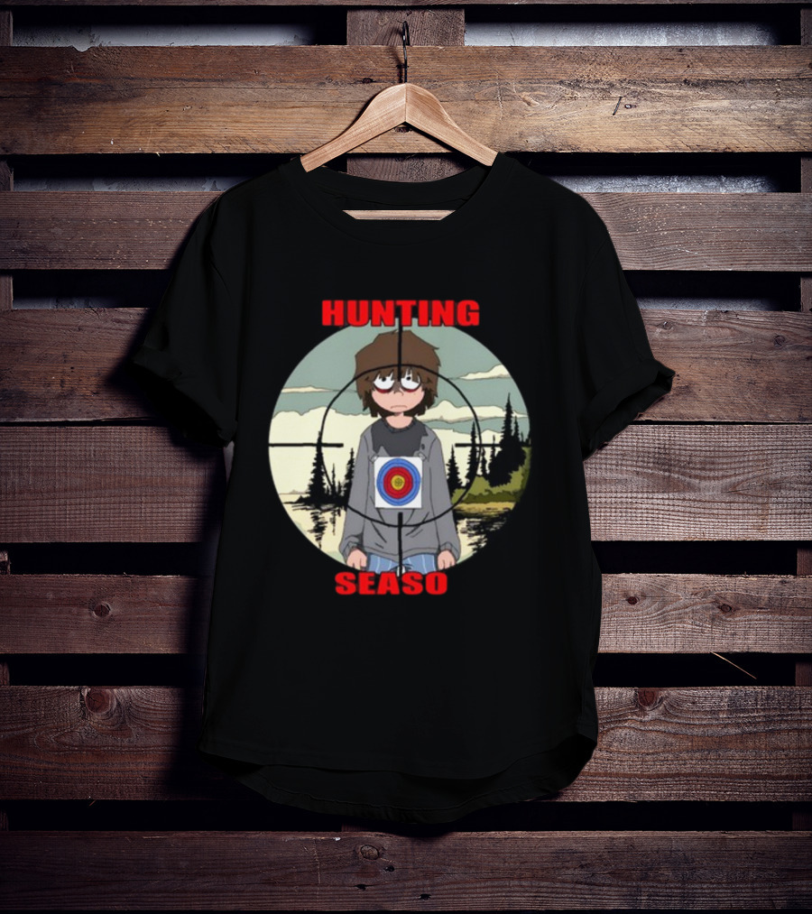 Mr Grill Gangster Hunting Season Crosshair Target Boy T-Shirt