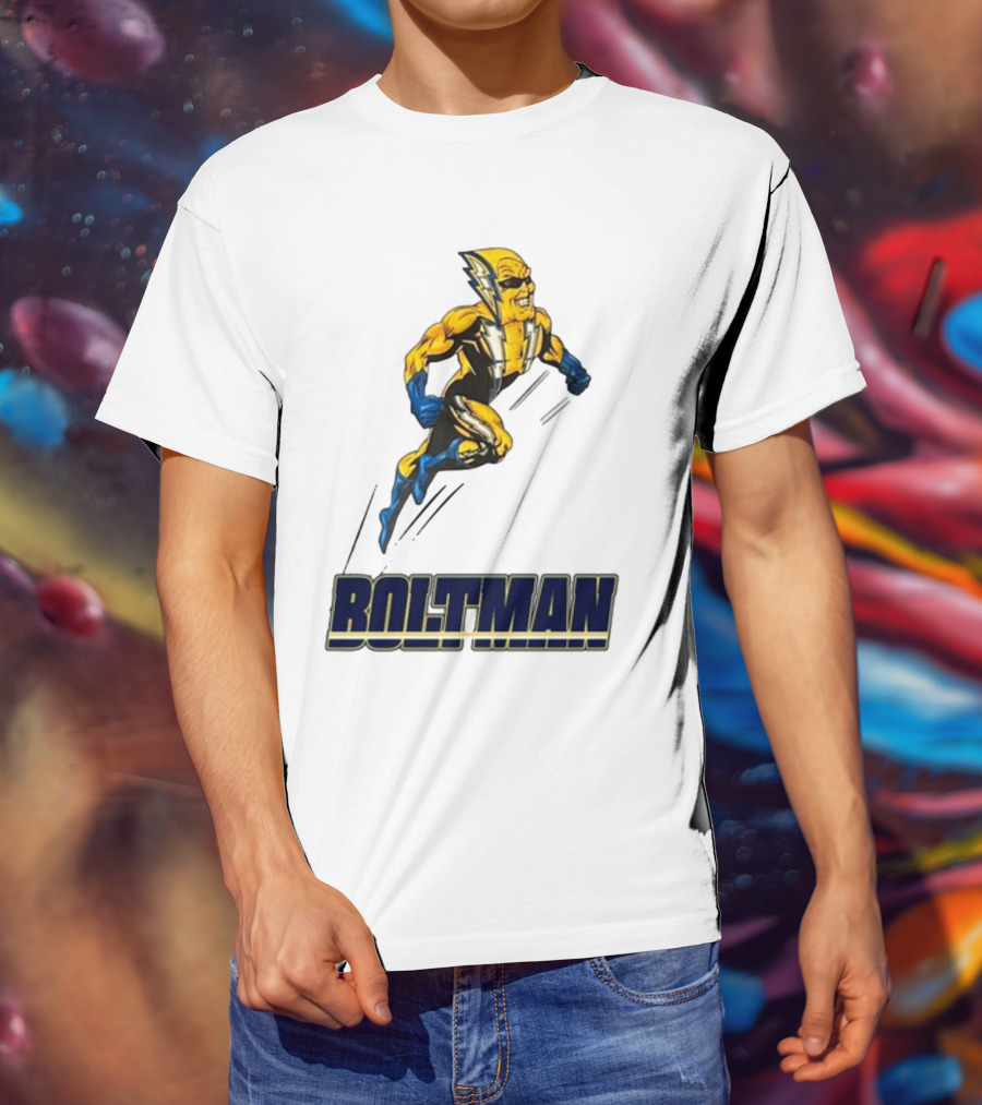 Boltman Superhero With Lightning Costume T-Shirt
