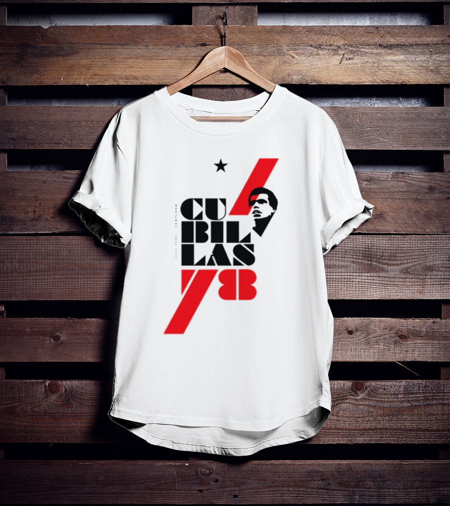 CUBILLAS 78 Star Iconic Red And Black T-Shirt
