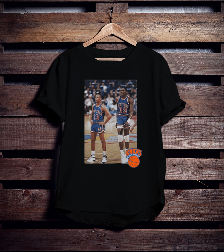 Mitchell And Ness NY Knicks Brunson Camiseta Player Photo Vintage Basketball 13 33 T-Shirt