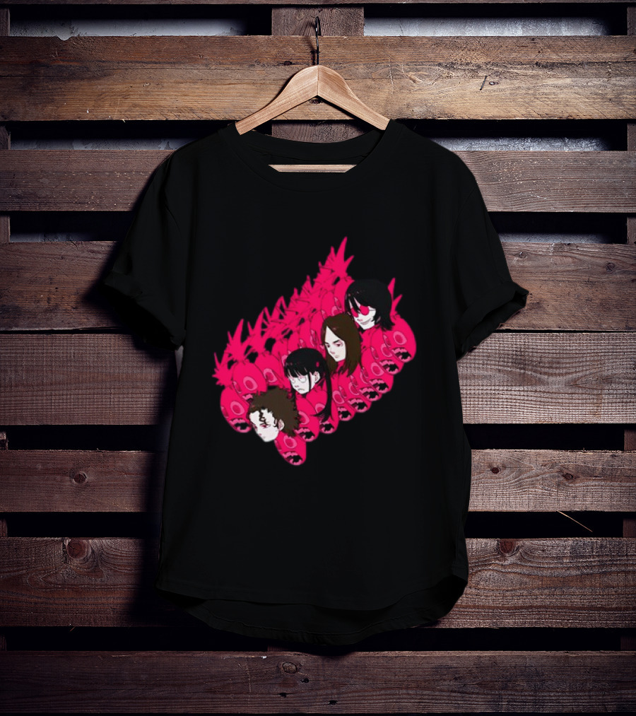 Concert Exclusive Jun Inagawa Pink Monster Characters T-Shirt