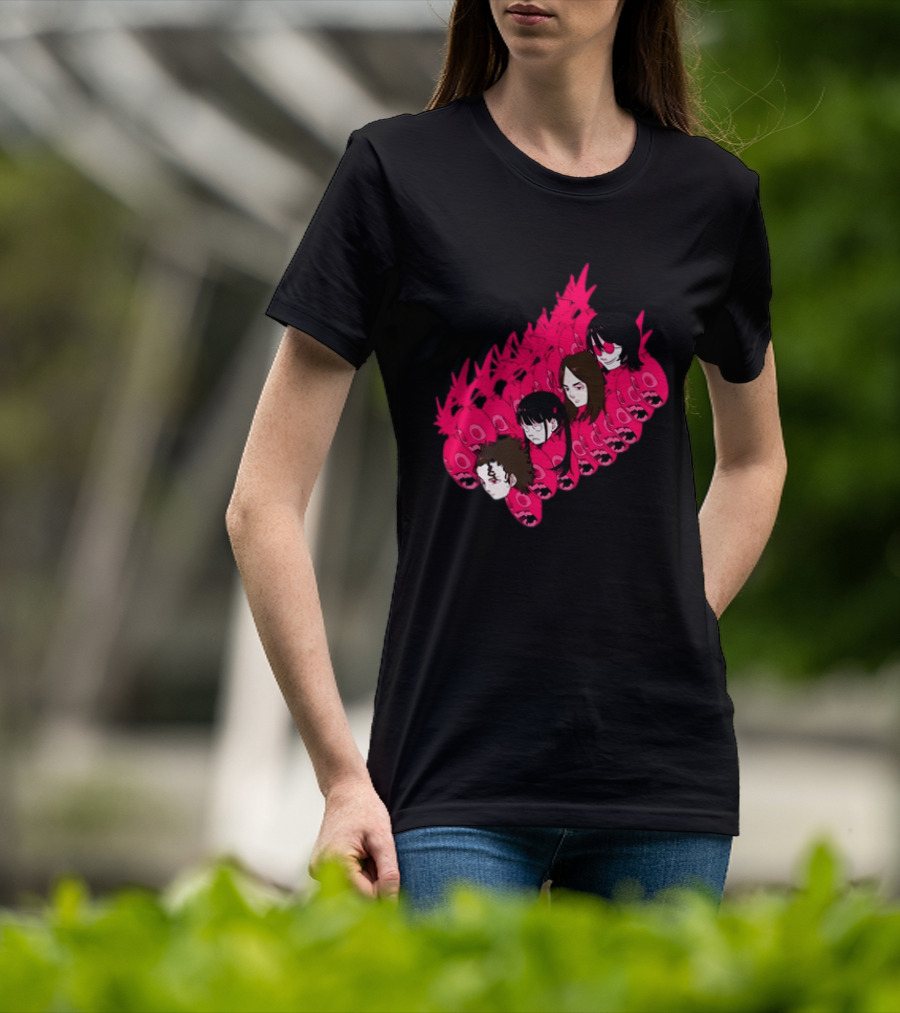 Concert Exclusive Jun Inagawa Pink Monster Characters T-Shirt