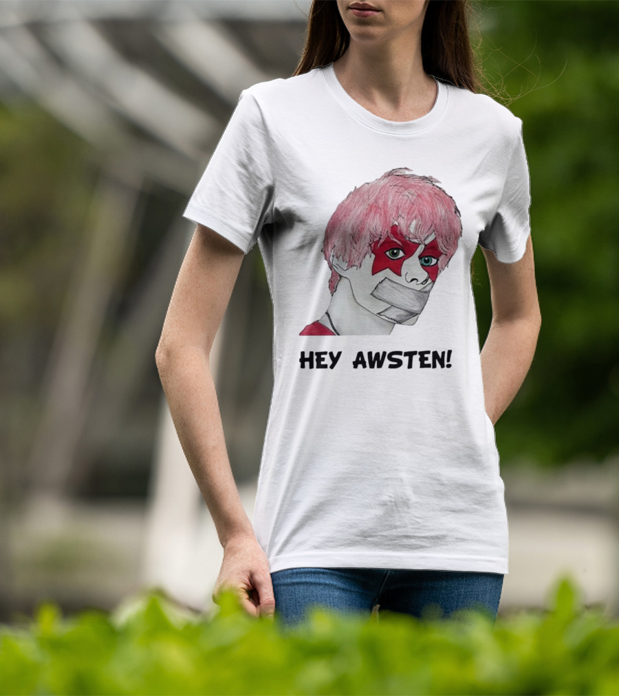 Hey Awsten Are You Gonna Play Sneaking Out Of Heaven Masked Punk T-Shirt