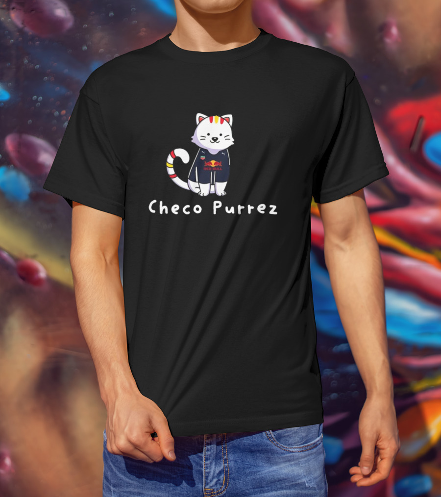 Checo Purrez Red Bull Cat T-Shirt