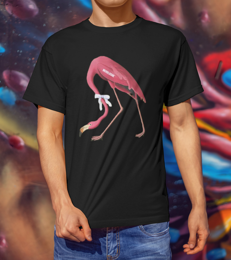 Mixoloshe Flamingo Team Crewneck T-Shirt