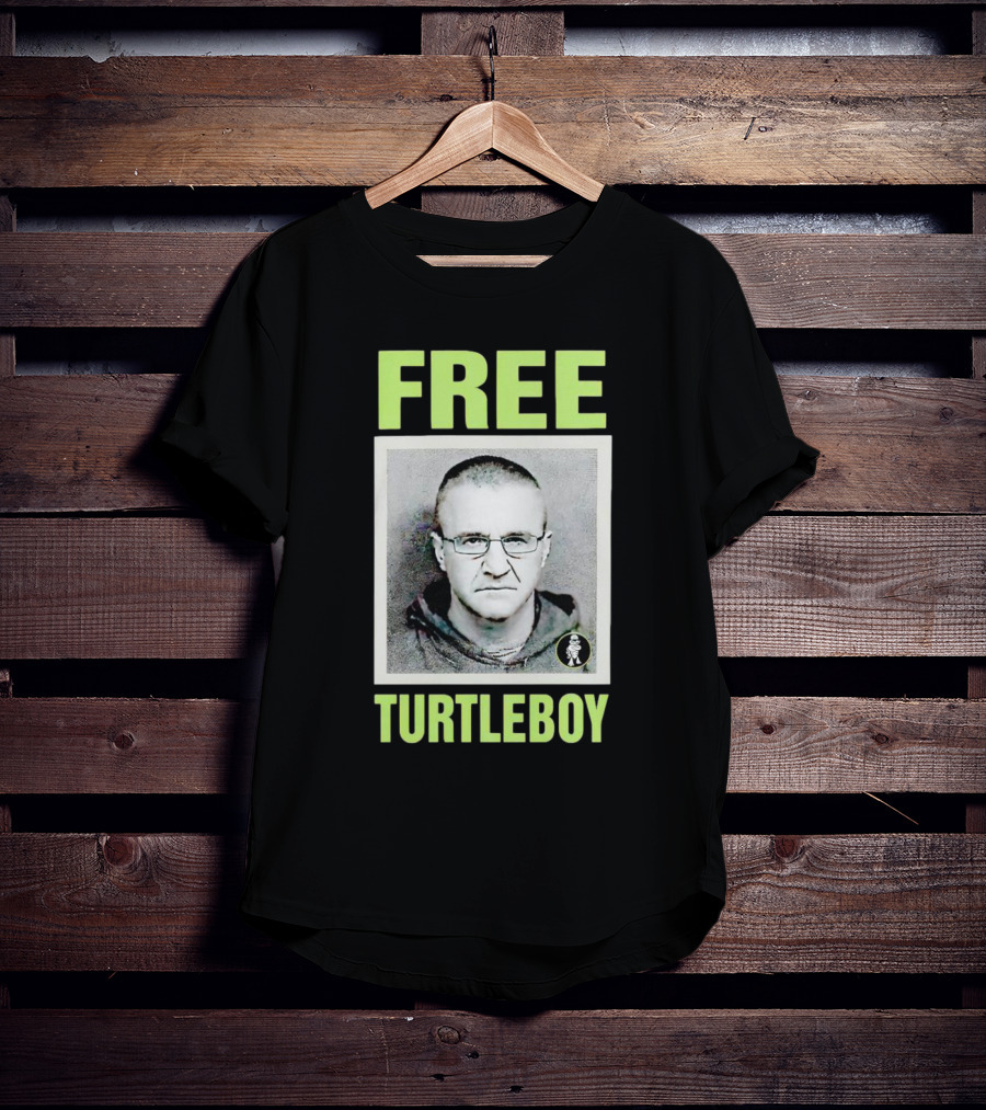Free Turtleboy Mugshot T-Shirt