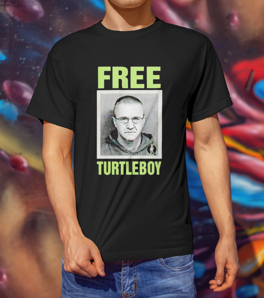 Free Turtleboy Mugshot T-Shirt