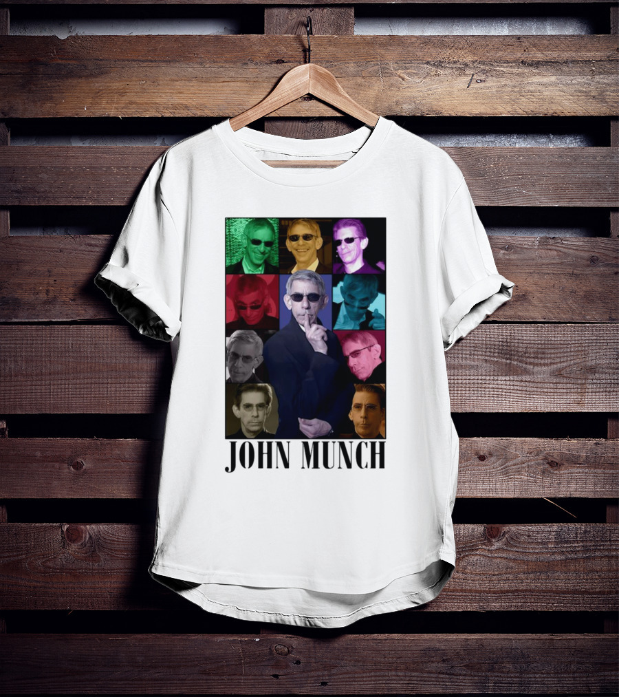 John Munch Multicolor Photo Collage T-Shirt