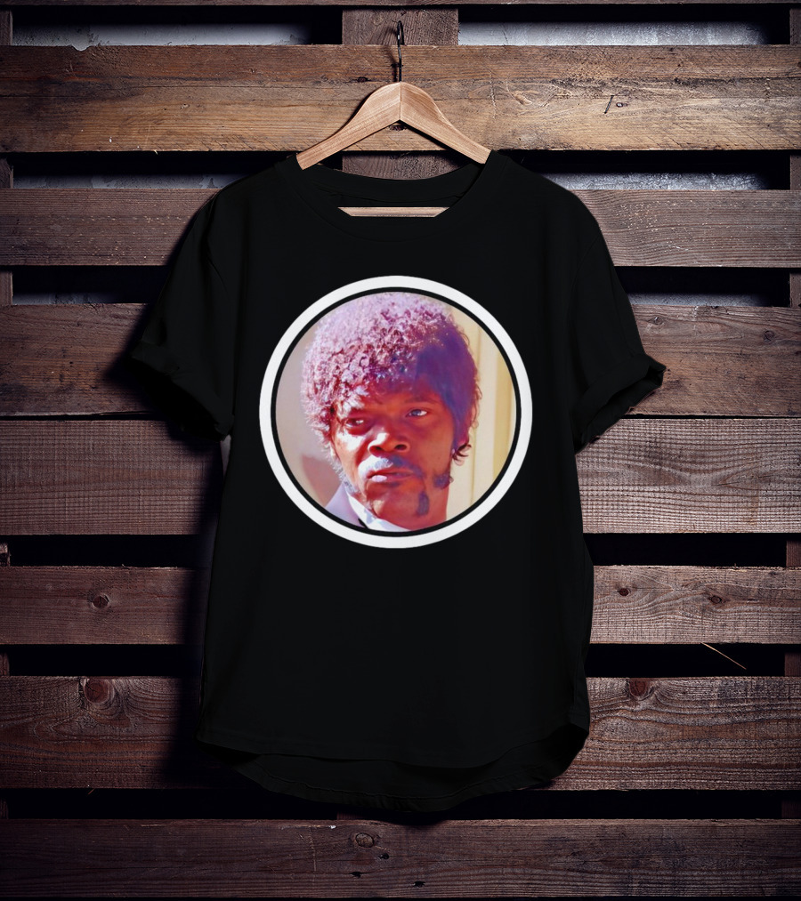 Jules Winnfield Iconic Look Pulp Fiction Samuel L Jackson Photo T-Shirt