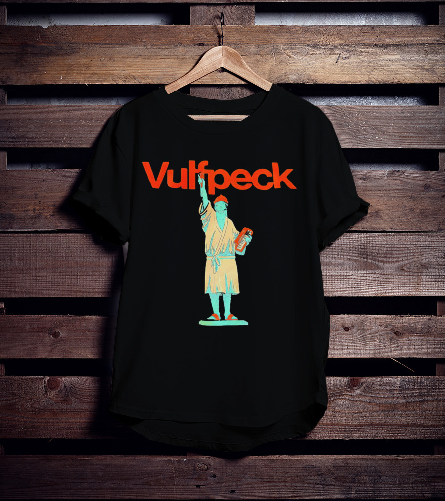 Vulfpeck Statue Of Liberty With Keyboard And Red Hat T-Shirt