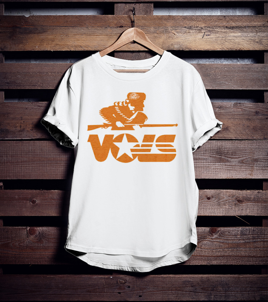 Tennessee Vols Vintage Rifle Star Retro T-Shirt