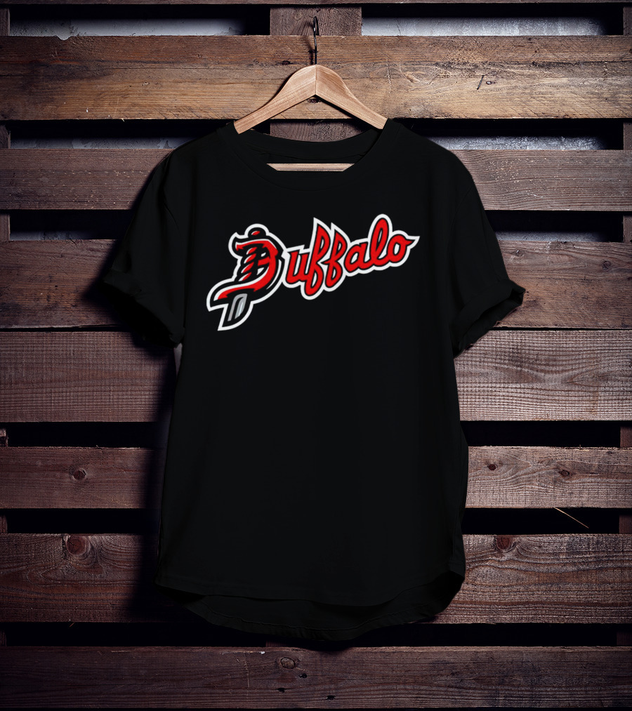 Buffalo Script With Sword T-Shirt