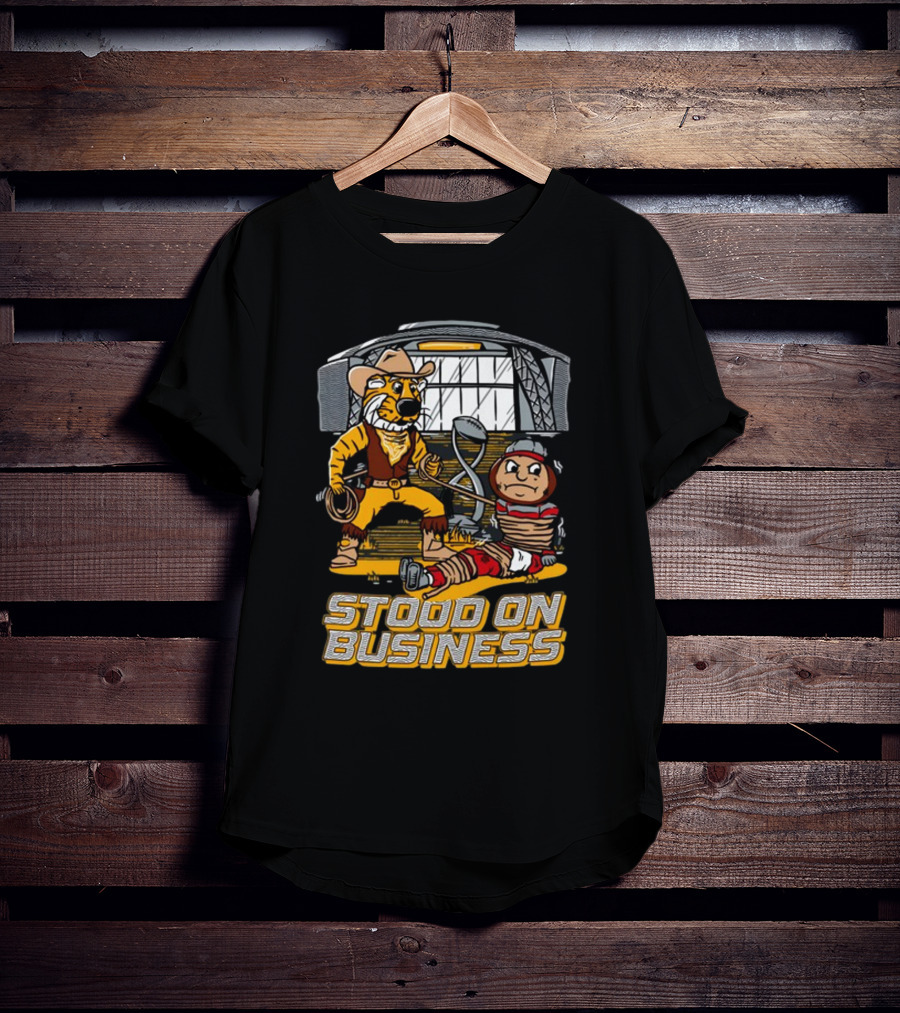 Stood On Business Mizzou Tiger Enforcer With Captive Buckeye T-Shirt