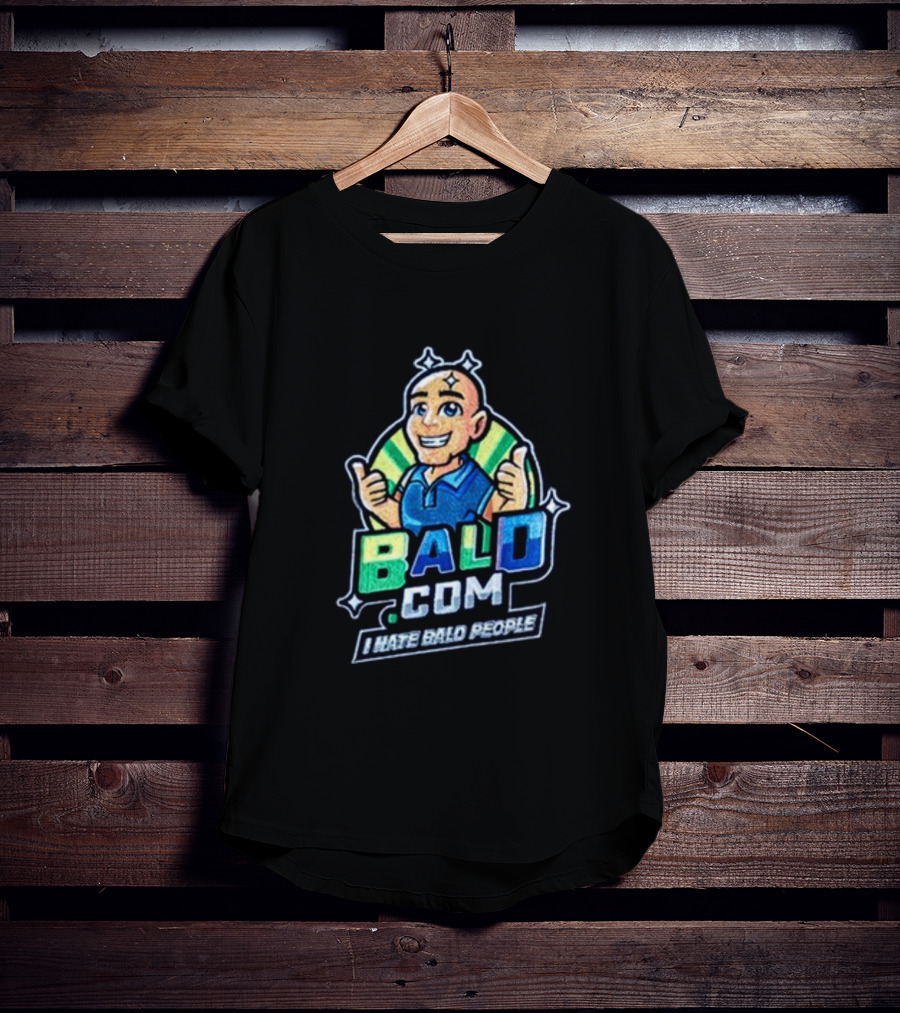 Cold Ones The Bald Bald.com I Hate Bald People T-Shirt