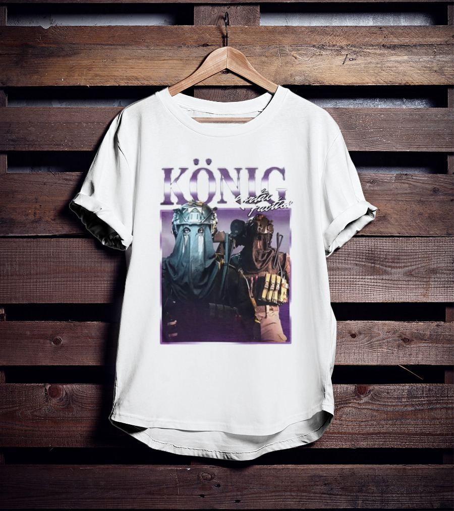 König Kortac Faction Masked Figures With Tactical Gear T-Shirt