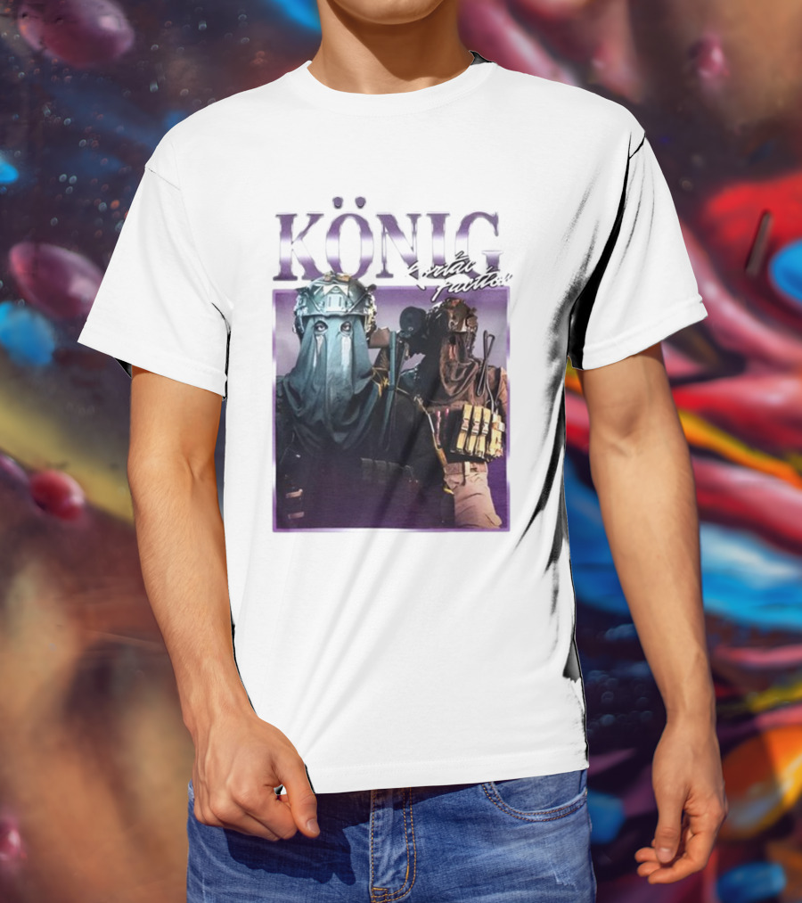 König Kortac Faction Masked Figures With Tactical Gear T-Shirt