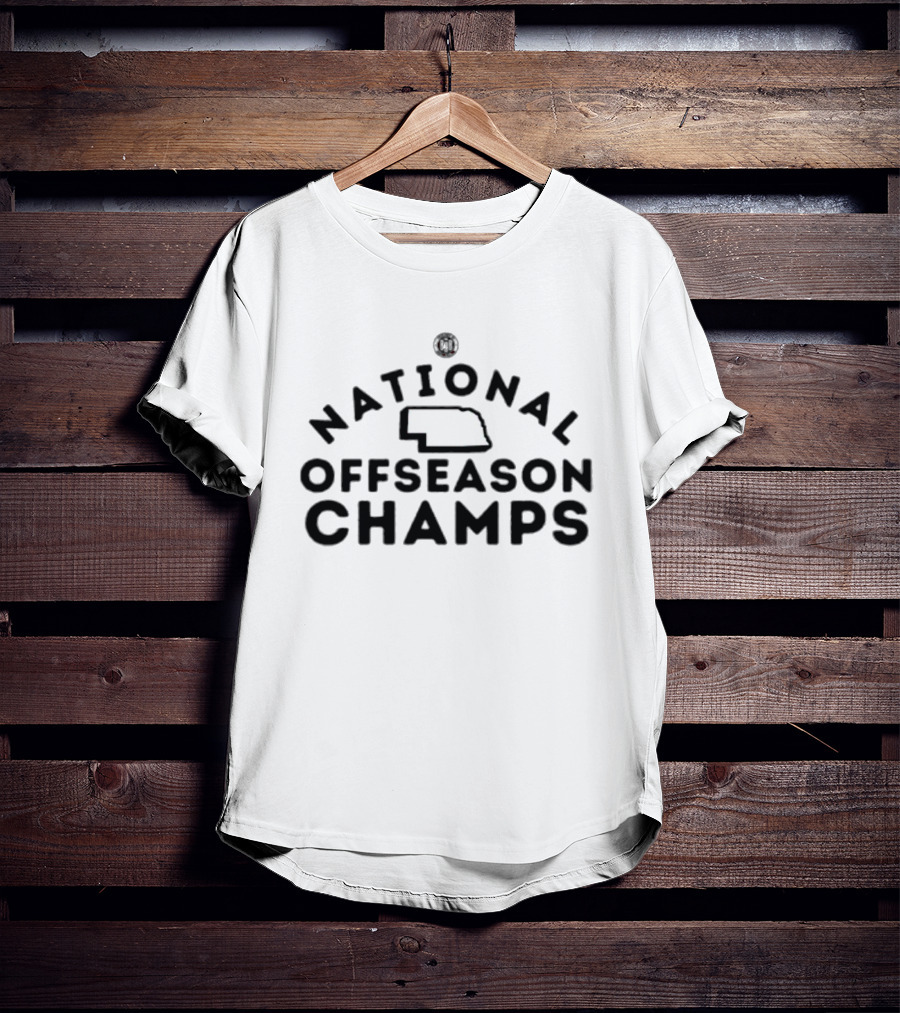 Bbbprinting Nebraska National Offseason Champs Shirt Map T-Shirt