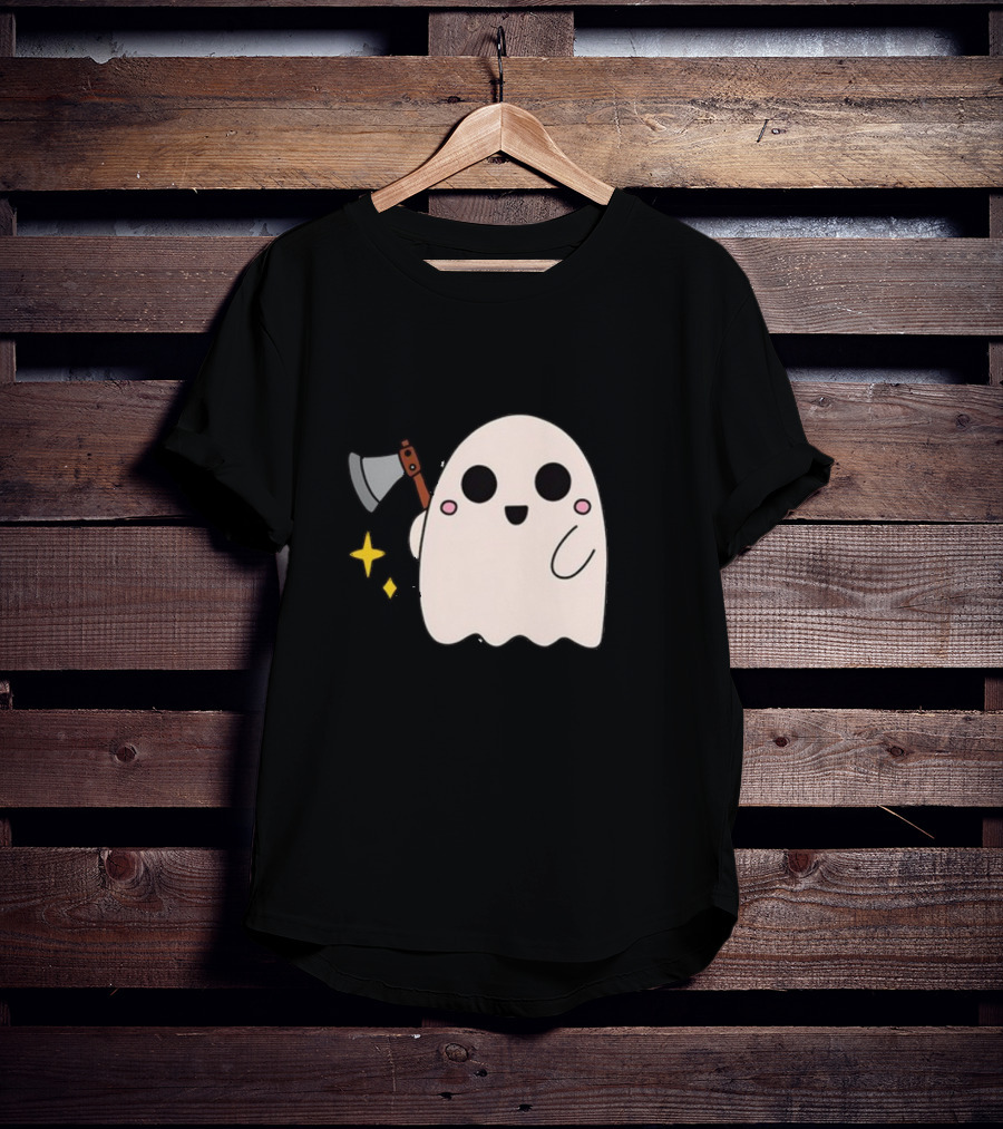 Your Face Pisses Me Off Ghost With Axe T-Shirt
