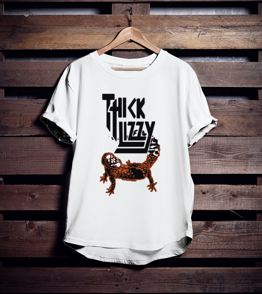 Thick Lizzy Folk Freegan Drunk Lizard T-Shirt