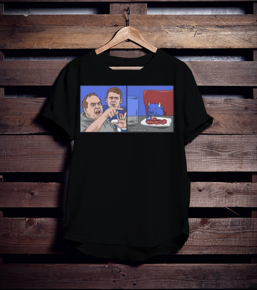 Sophtowncarl Angry Man Shouting At Blue Cat Meme T-Shirt