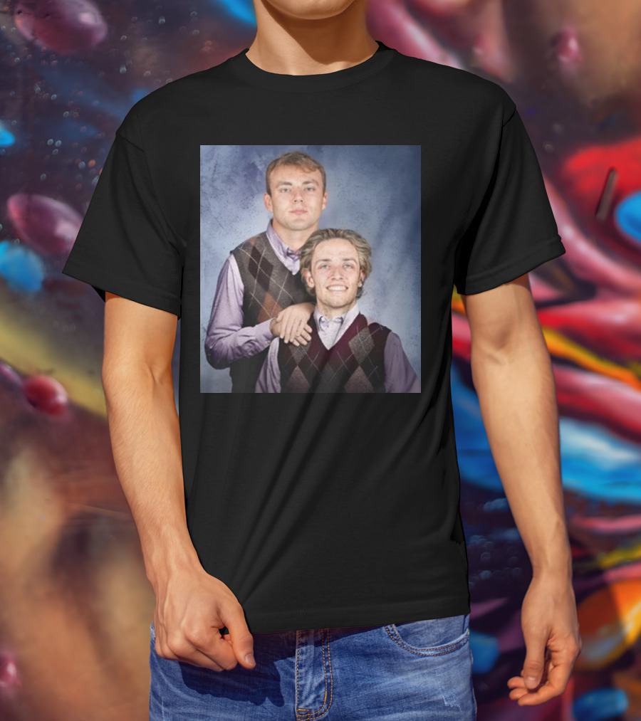 Carson Beck Brock Bowers Step Brothers Comedy Portrait T-Shirt