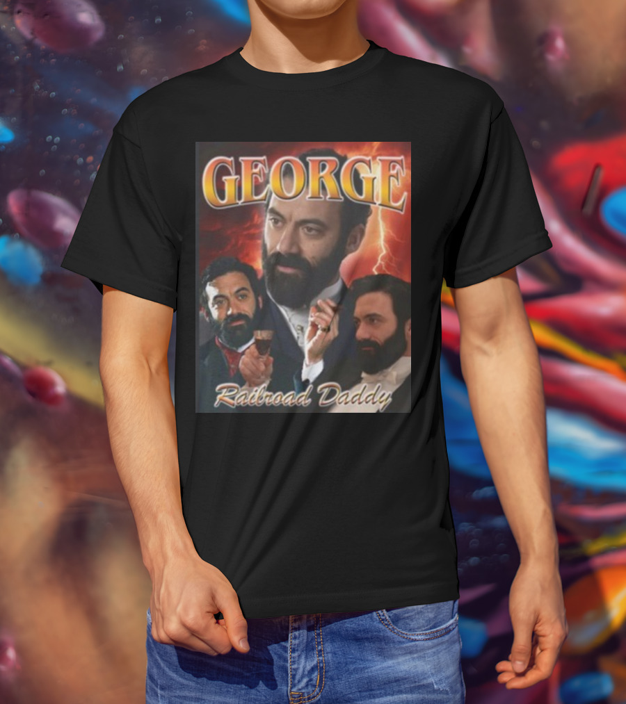 GEORGE Railroad Daddy Mummy Dearest Podcast T-Shirt