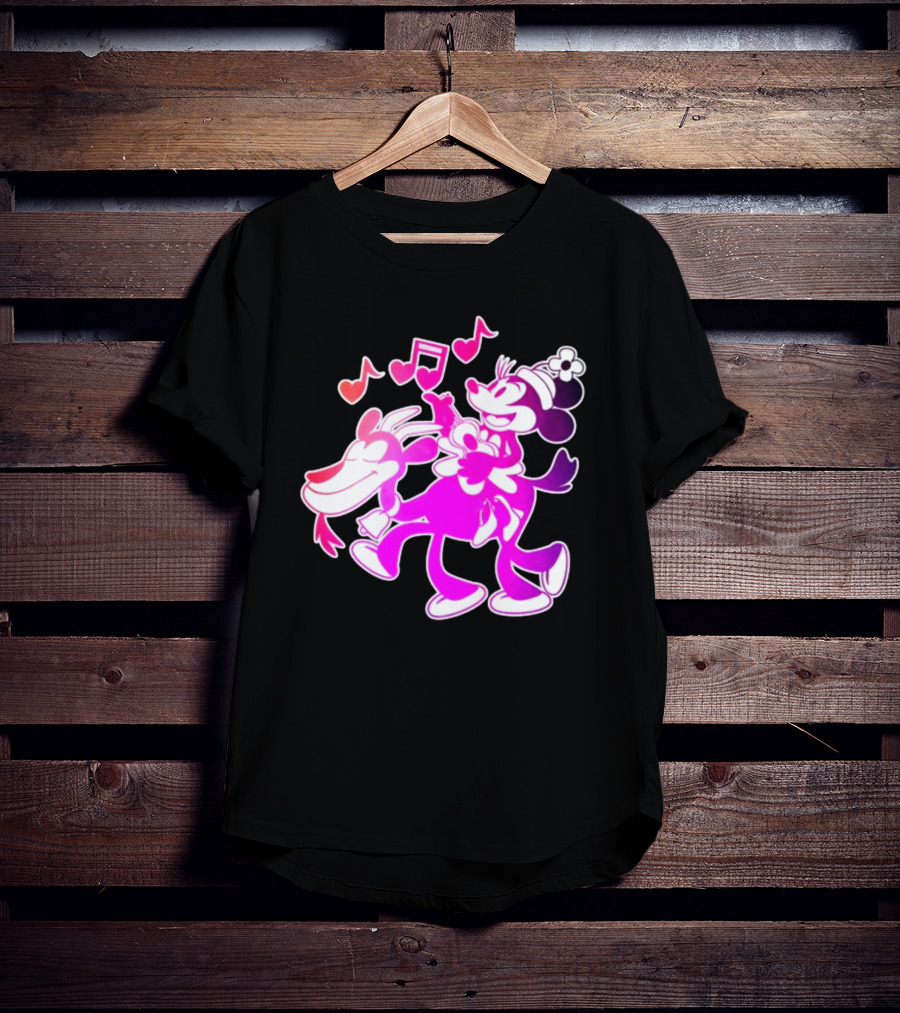 Pixelkitties Steamboat Minerva Musical Adventure Retro Cartoon T-Shirt