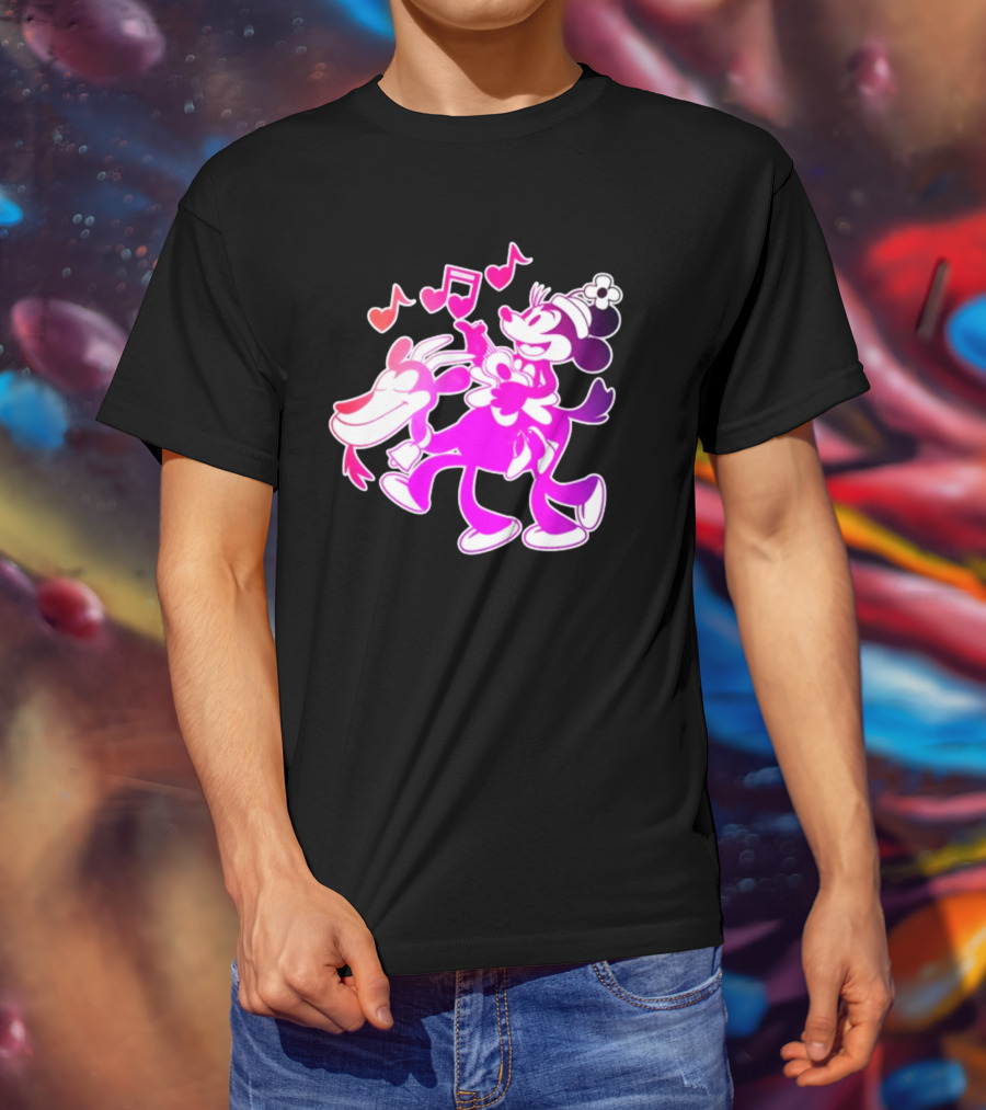 Pixelkitties Steamboat Minerva Musical Adventure Retro Cartoon T-Shirt