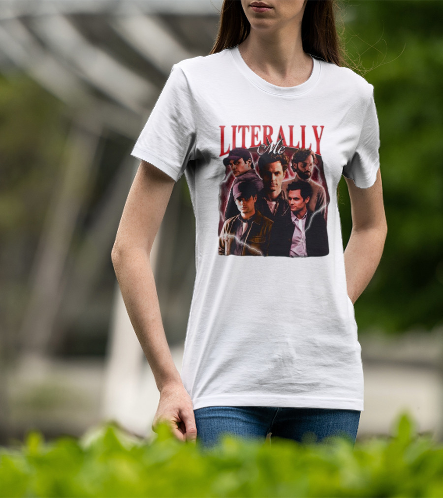 Notsafeforwear Joe Goldberg Literally Me Collage T-Shirt