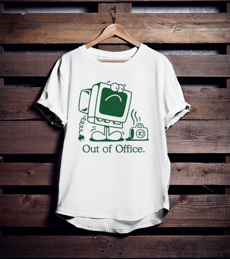 José Pablo Classic Computer Sad Face Out Of Office T-Shirt