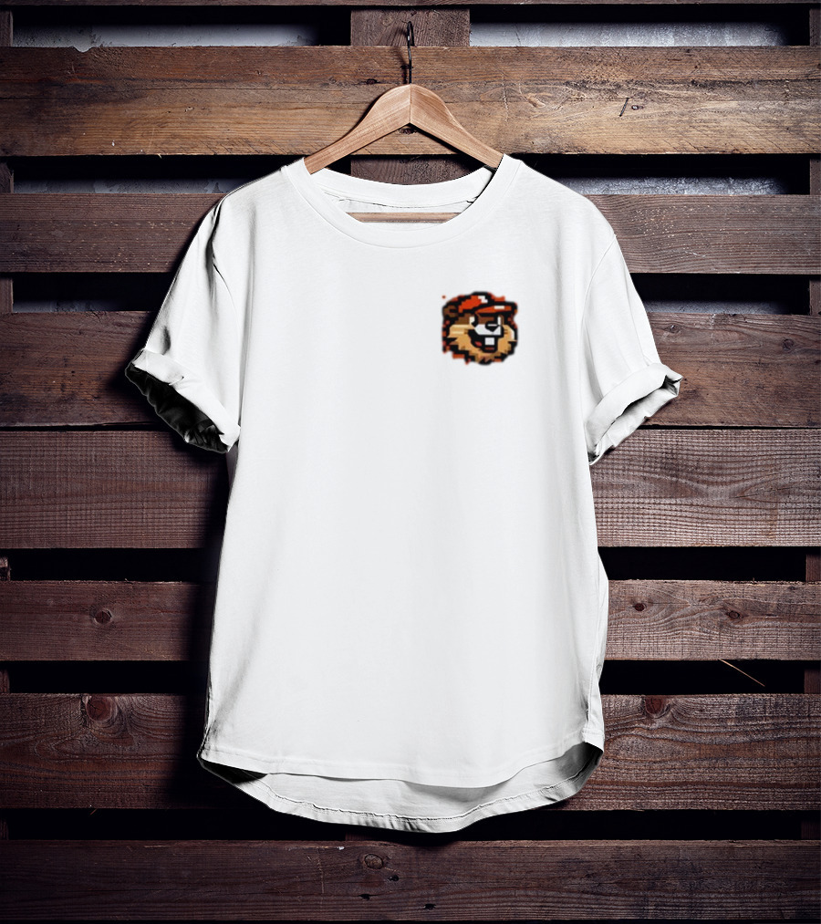 Digital Dam The Pac 2 Oregon State Beaver Retro Pixel T-Shirt
