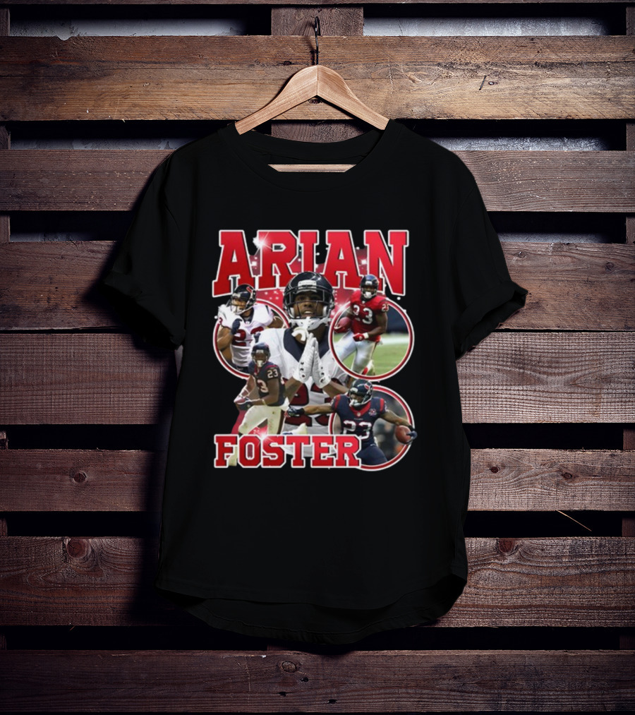 Vintagehouston Arian Foster Football Highlights Sports Star T-Shirt