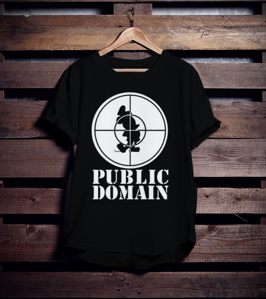 Public Domain Mickey Mouse Target T-Shirt