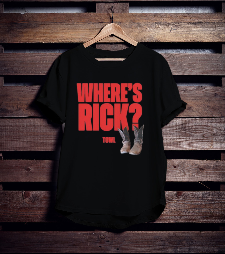 The Walking Dead Where's Rick Boots Towl T-Shirt