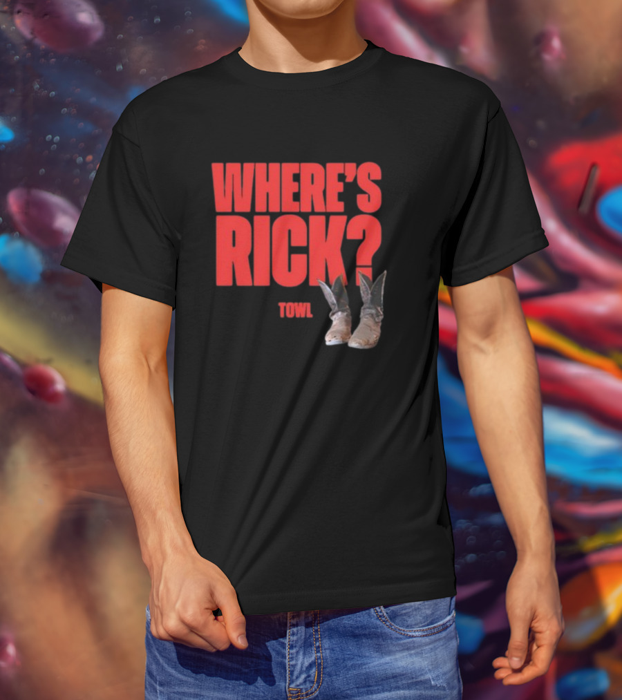The Walking Dead Where's Rick Boots Towl T-Shirt