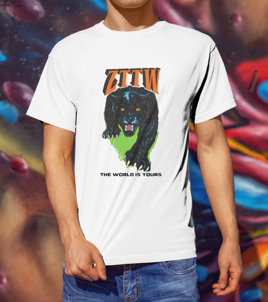ZTTW The World Is Yours Black Panther T-Shirt