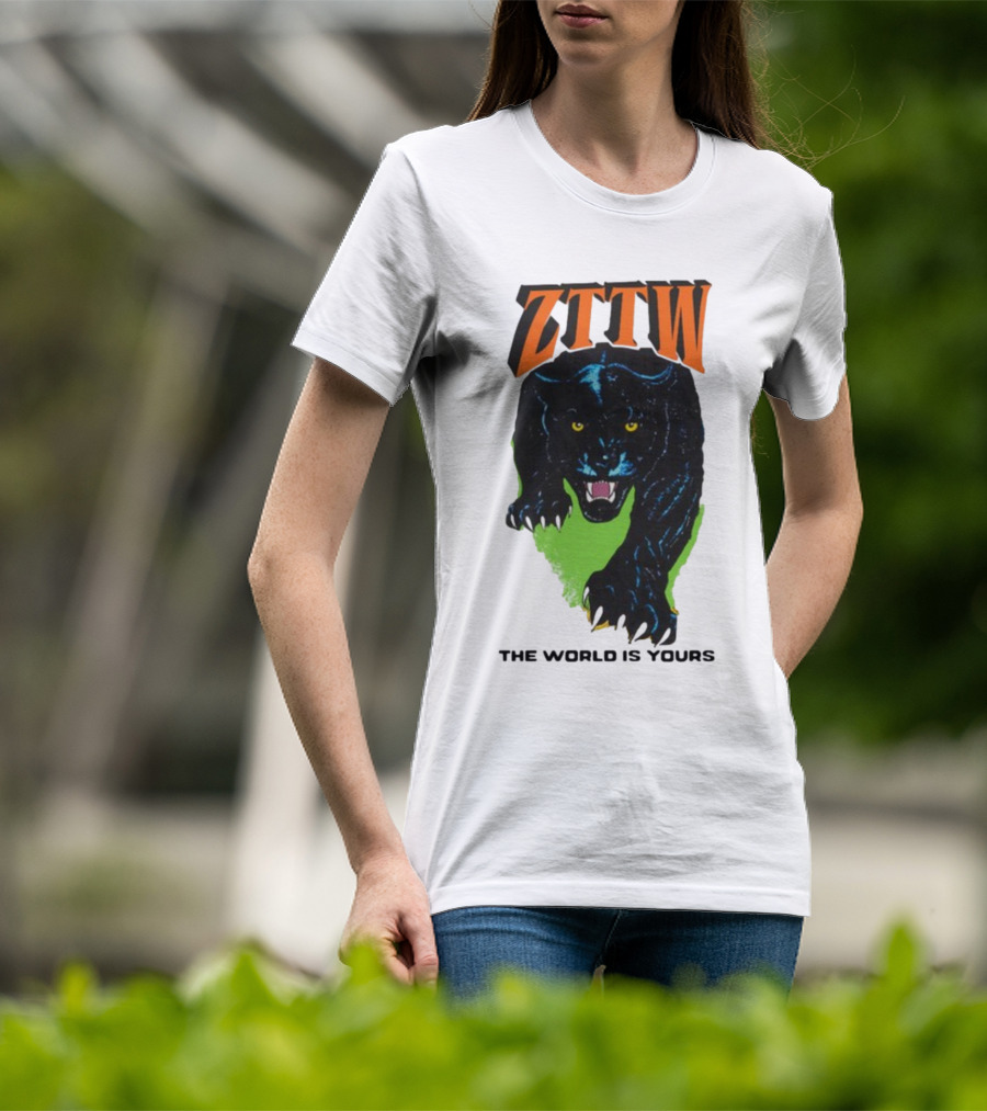 ZTTW The World Is Yours Black Panther T-Shirt