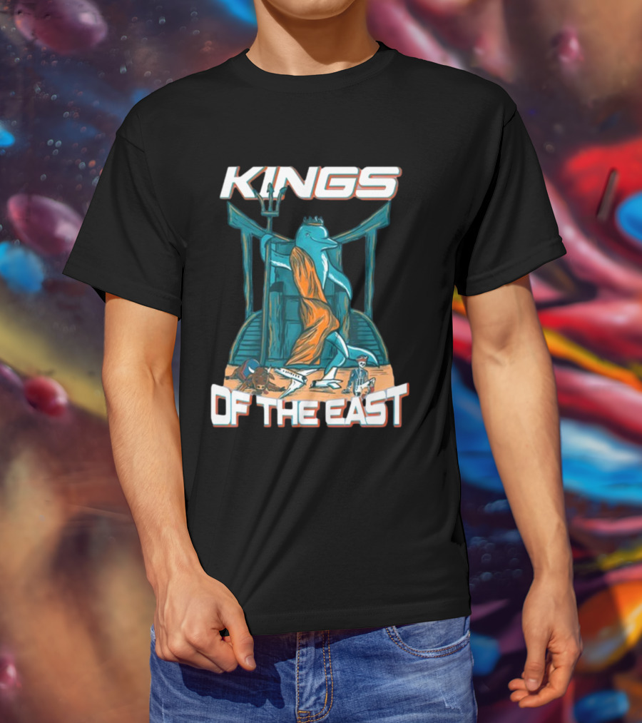 Nickysmokess Miami Dolphins Kings Of The East T-Shirt